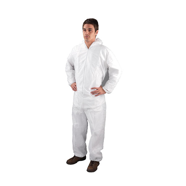 Single Use Non Woven M Coverall Wht