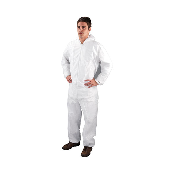 HPc Non-Woven Coveralls L White Dc03