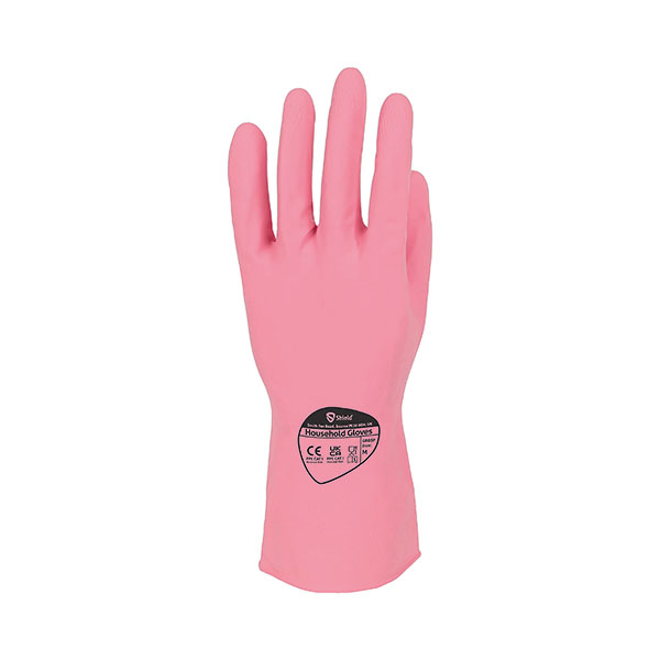 Shield 30cm Rbr Glove Med Pnk P12