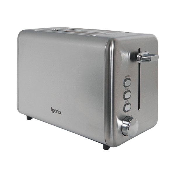 Igenix 2Slice Steel Toaster Ig3202