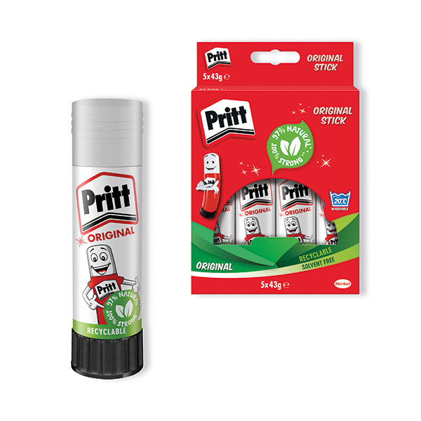 Pritt Stick Original Glue 43g Pk5