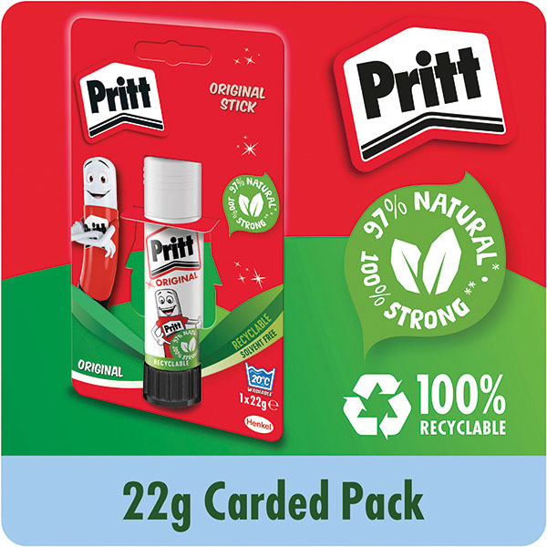 Pritt Stick Medium 22gm Carded Pk12