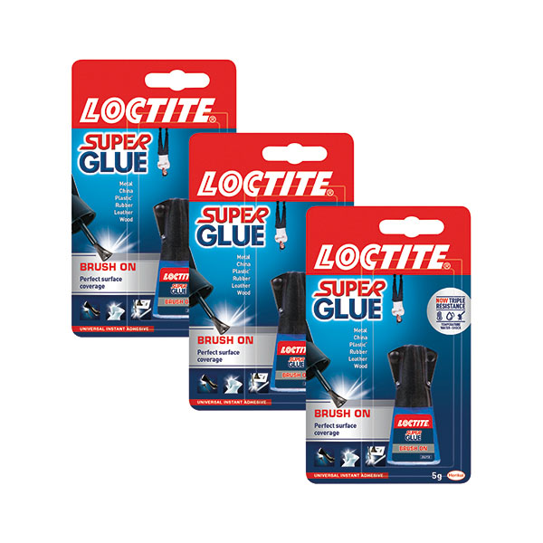 Loctite Super Glue Brush On 5g 3For2