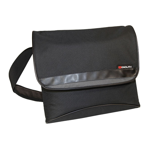 Monolith Laptop Messenger Bag Black