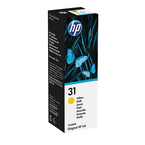 HP 31 Ink Bottle 70ml Yellow