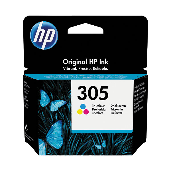 HP 305 Ink Cart Multipk Tri-Col CMY