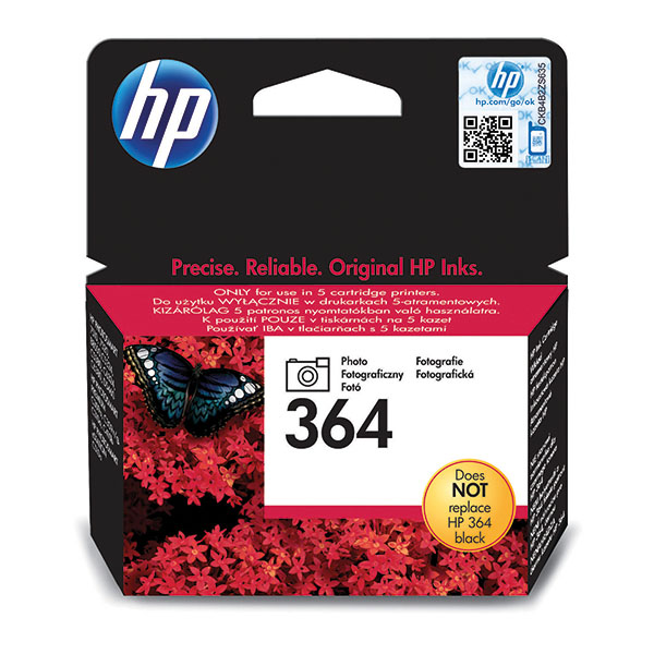 HP 364 InkJet Cart Photo Blk CB317EE