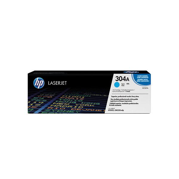 HP 304A LserJet Toner Cart Cy CC531A