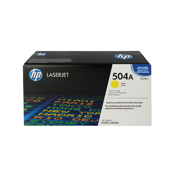 HP 504A Laserjet Toner Yellow CE252A