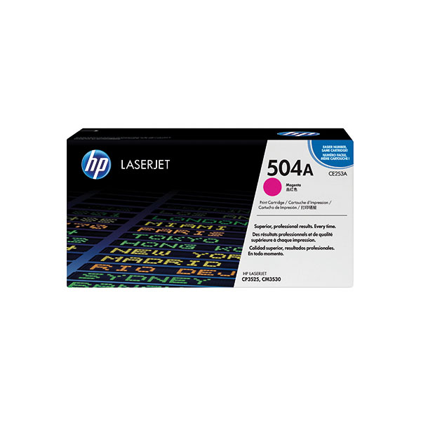 HP 504A Laserjet Toner Mag CE253A