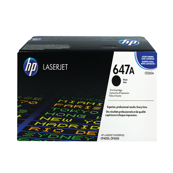 HP 647A Laserjet Toner Blk CE260A