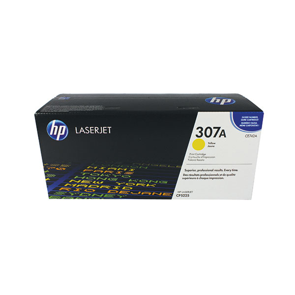 HP 307A LaserJet Toner Ylw CE742A