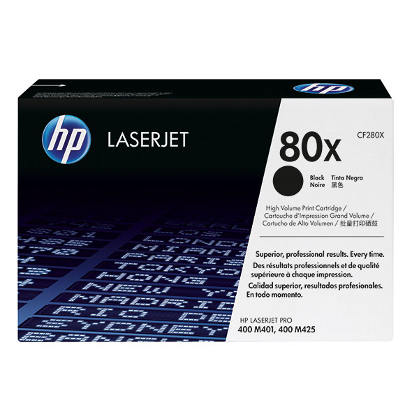 HP 80xa Toner Carthigh Yield Blk