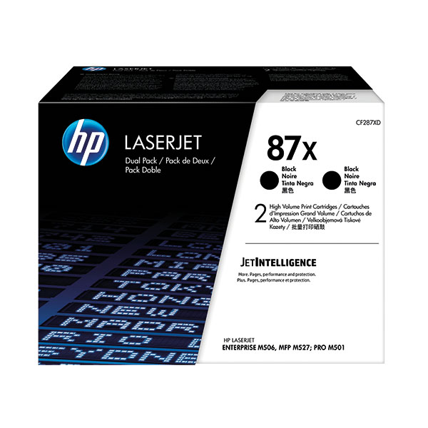 HP 87X Hy Toner Black Twin Pack Pk2