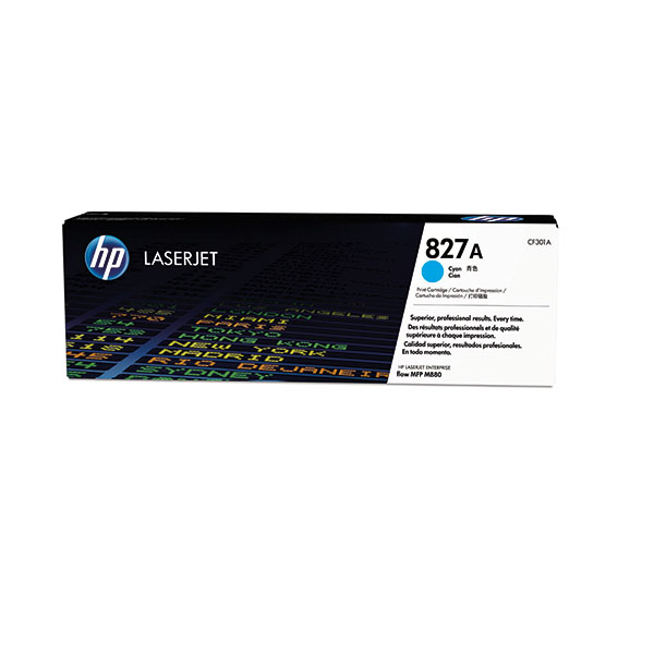 HP 827A LaserJetToner Cyan CF301A