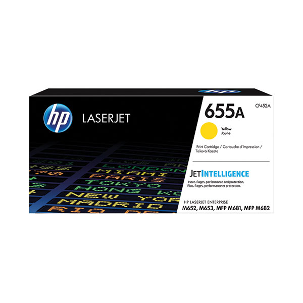 HP 655A Toner Cartridge Yellow