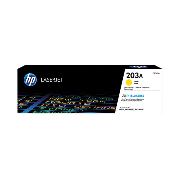 HP 203A Yellow Laser Cartridge