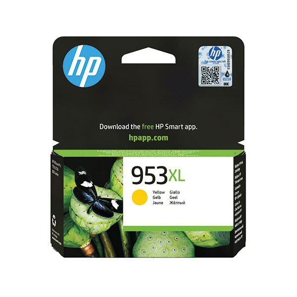 HP 953XL Original Ink Cart HY Ylw