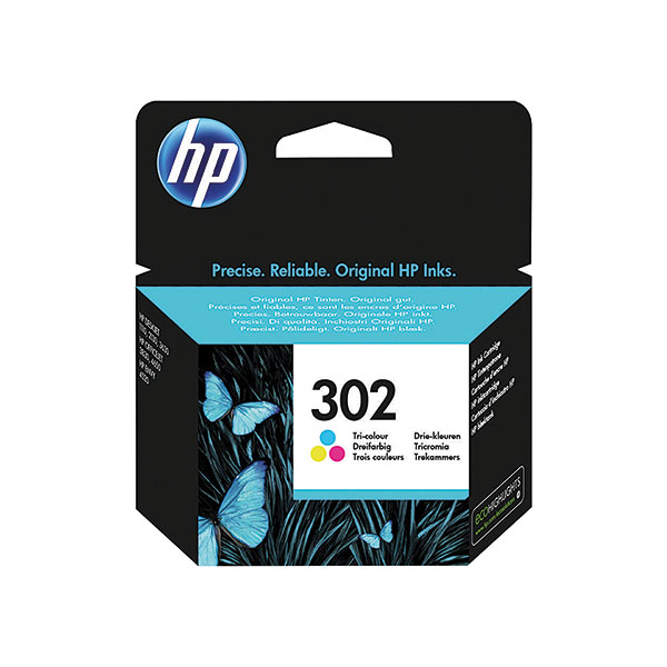 HP 302 Ink Cartridge Tri-colour CMY