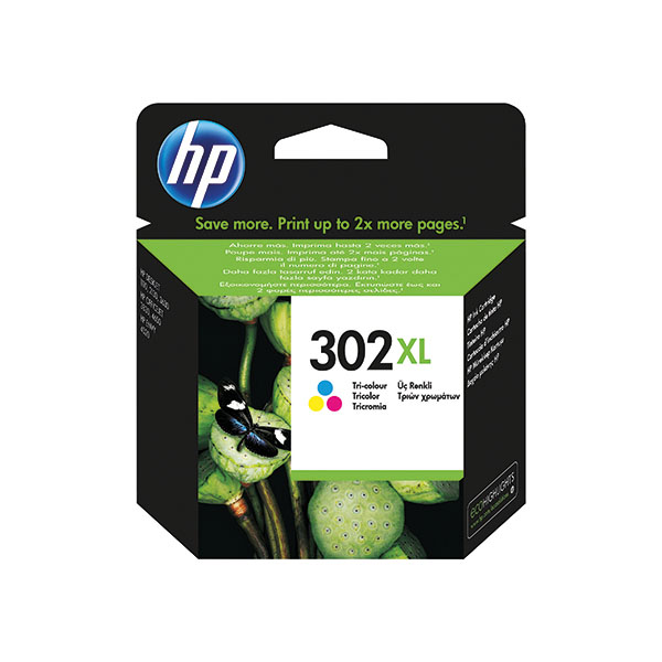 HP 302XL Ink Cart Tri-Colour CMY