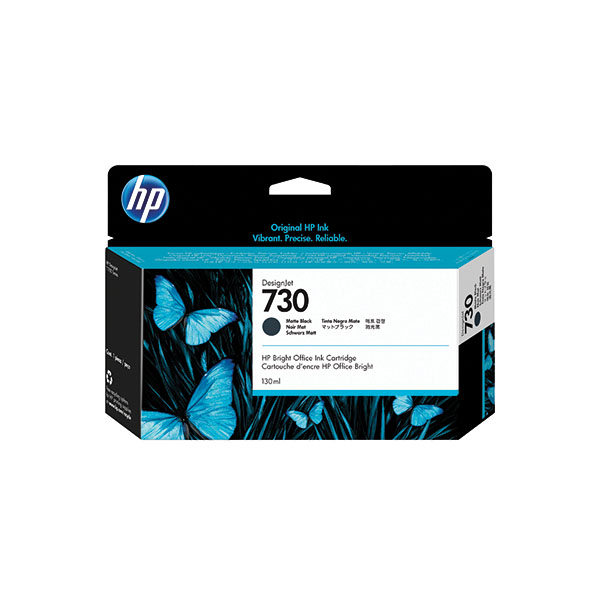 HP 730 Matte Black Ink Cart 130Ml