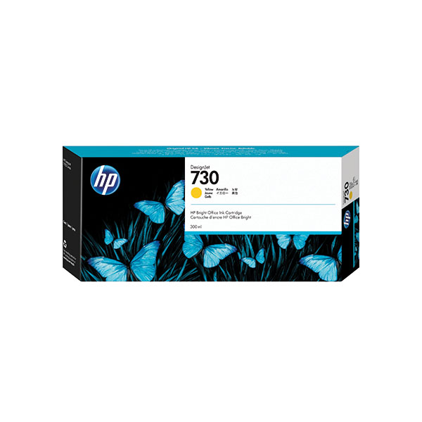 HP 730 Yellow Ink Cartridge 300Ml