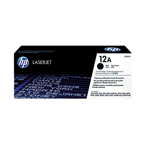 HP 12A LaserJet Toner Blk Q2612A