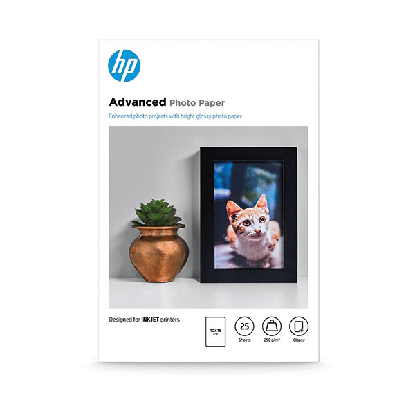 HP Pht Ppr Glssy 250gsm 25 Sheets