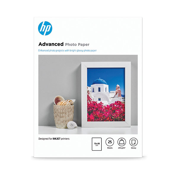 HP Pht Ppr Glssy 250gsm 25 Sheets