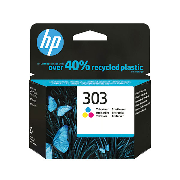 HP 303 Ink Cartridges Tri Colour CMY