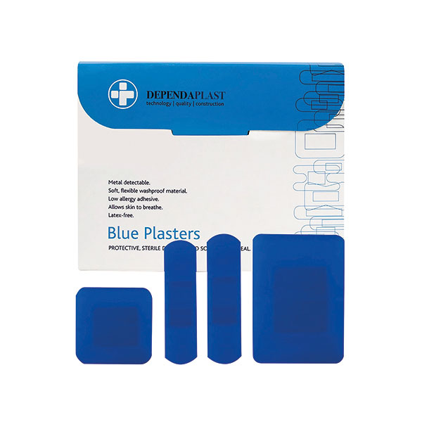 Reliance Astd Plasters Blue Pk100