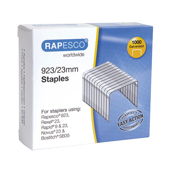 Rapesco 923/23mm Staples Pk1000