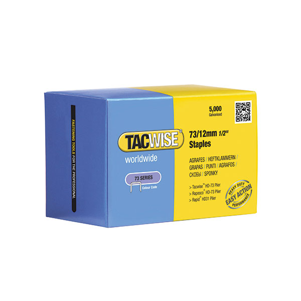 Tacwise 73/12mm Staples Pk5000