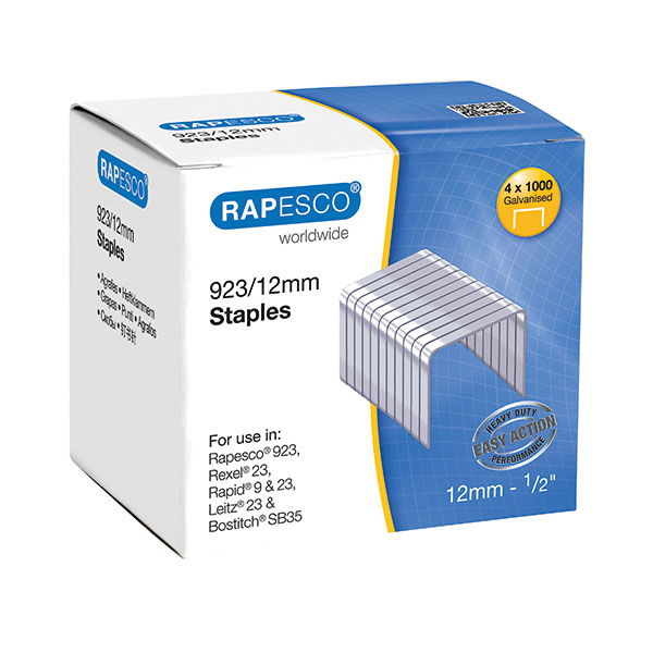 Rapesco Staples 923 Series Pk4000