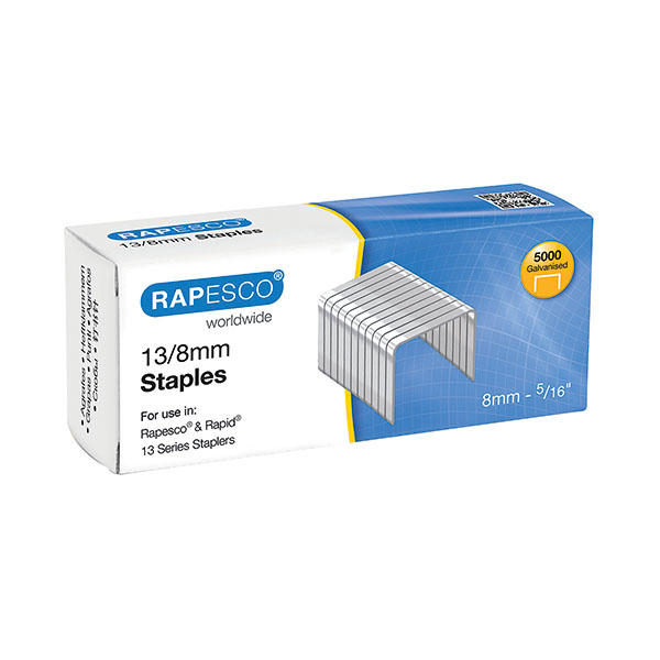 Rapesco No 13/8 Mtl 8 Staples Pk5000