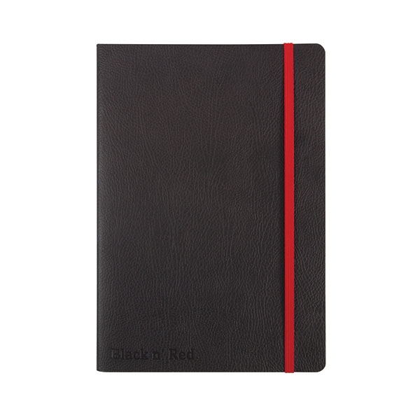 Black n Red Soft Cover Notebook A5