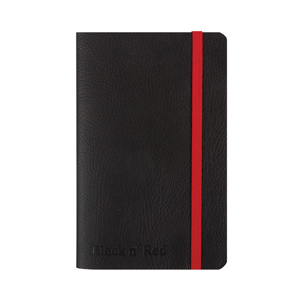 Black n Red Soft Cover Notebook A6