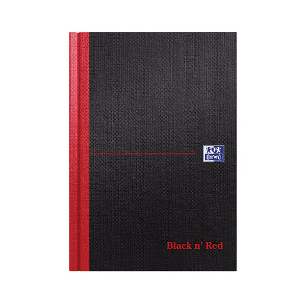 Black n Red Single Cash Book A5 Pk5