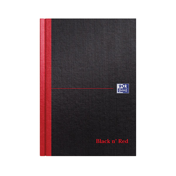 Black n Red Single Cash Book A5 Pk5