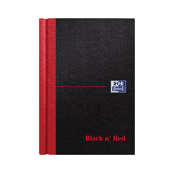 Black n Red HB Ruled Notebook A6 Pk5