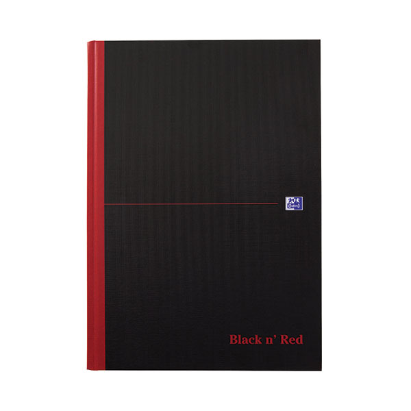 Black n Red HB Ruled Notebook A4 Pk5