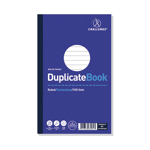 Challenge Dup Book 210x130mm Pk5