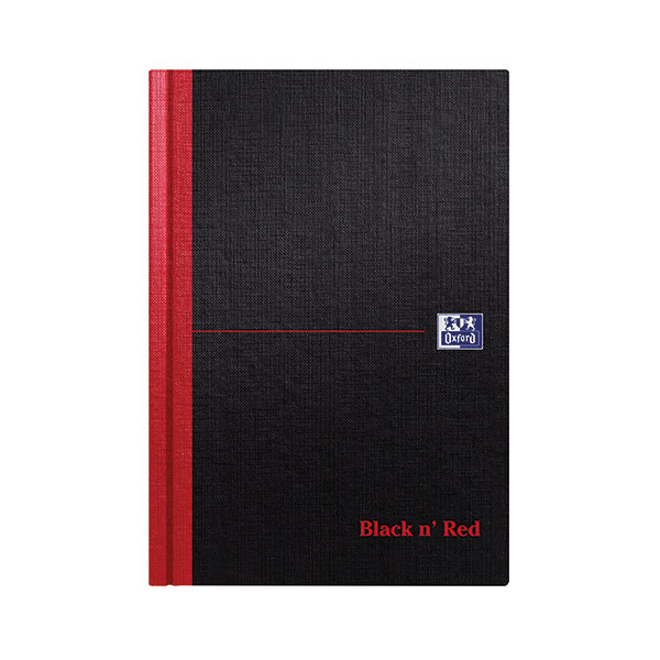 Black n Red HB Ruled Notebook A5 Pk5