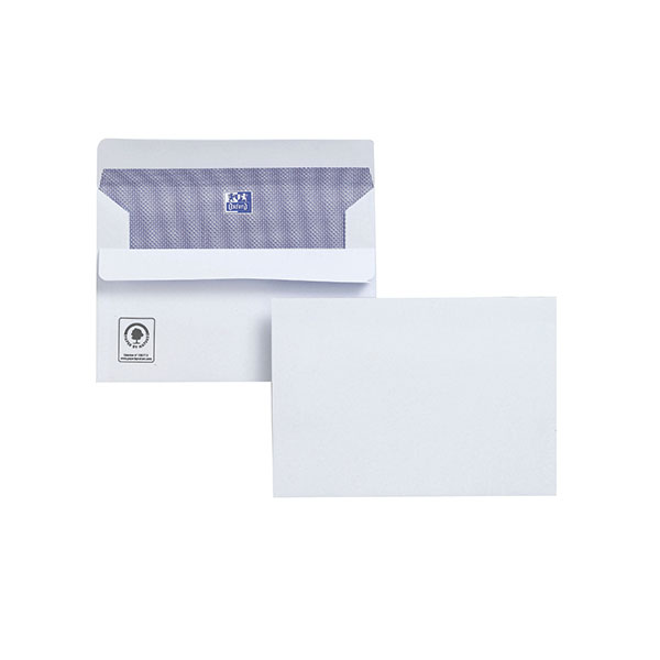 Plus Fabric Envelopes C6 Wht Pk500