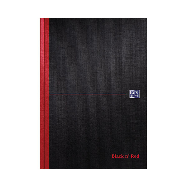 Black n Red HB Ruled Notebook A4