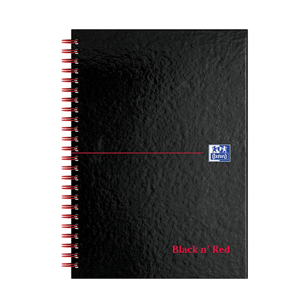Black n Red HB Rule Notebook A5 Pk5