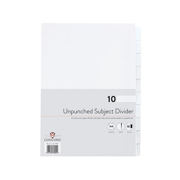 Concord Upchd DVDr 10-Part Wht Pk10