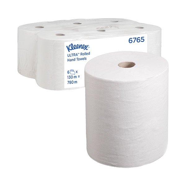 Kleenex Ultra Hand Towel Rl Wht Pk6