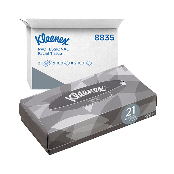 Kleenex Facial Tissues Box P21 8835