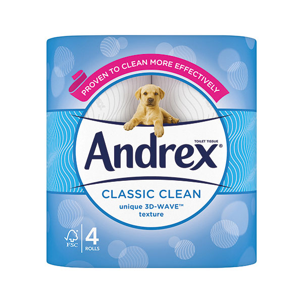 Andrex Classic Clean Toilet Roll P24